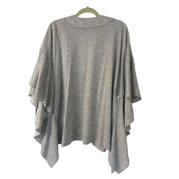 CAbi ATC reversible cape style #5846 gray dot sz M/L - Picture 3 of 4